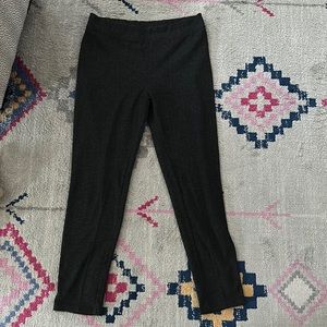 Anthropologie charcoal herringbone leggings. Size large.